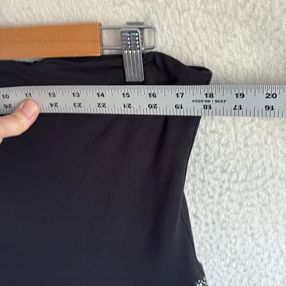 J Crew Strapless mixy dress in block print XL Black - Picture 5 of 14